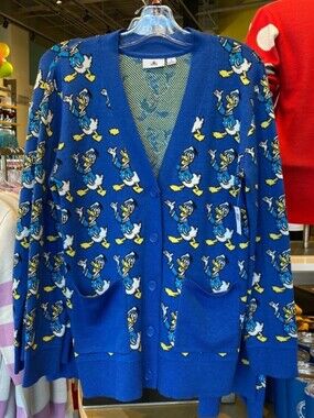 EUC Disney Donald Duck Cardigan